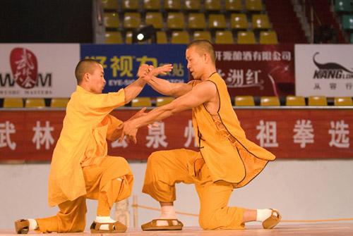 中国拳王vs少林弟子比赛